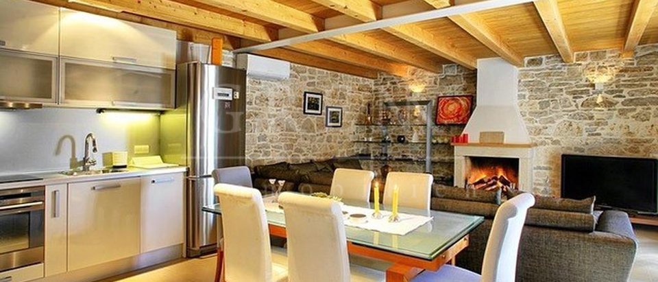 Stone villa with wine shop