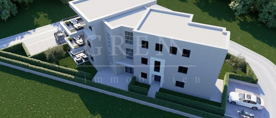 Newly built ground floor apartment in Porec
