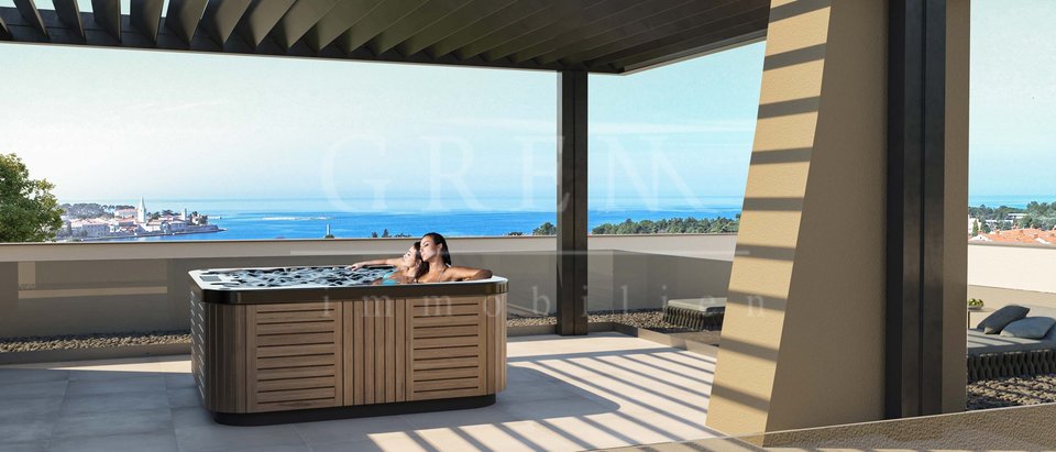 Nova villa u izgradnji sa pogledom na more