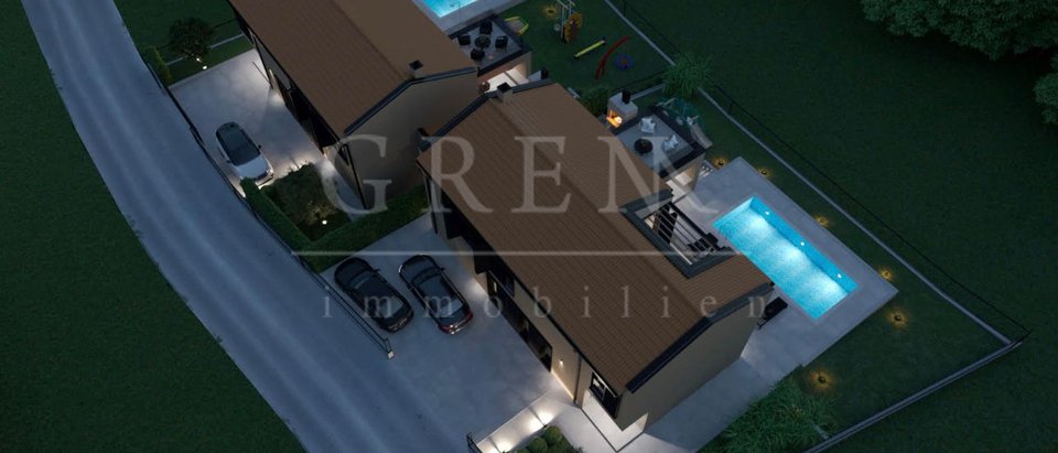 Vila sa bazenom u Istri, Sv. Lovreć, 184 m2 *NOVOGRADNJA* (prodaja)