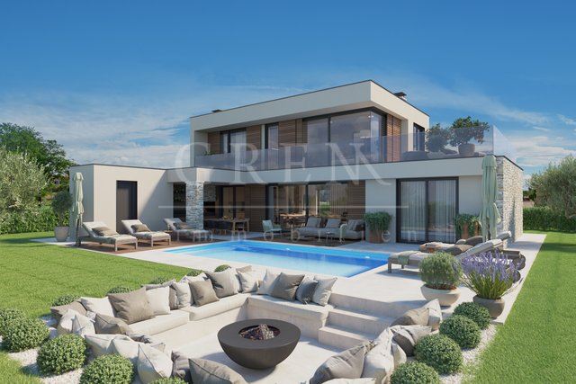 Modern Villa with a  sea view - start of construction 05.mj.