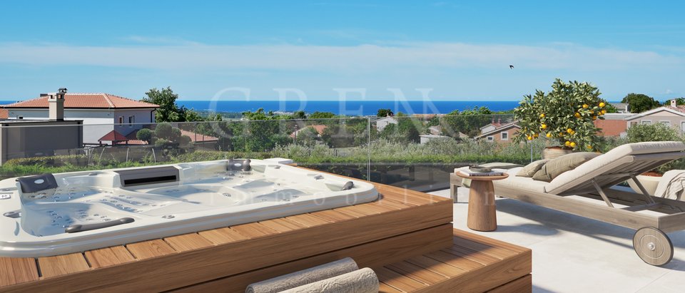 Modern Villa with a  sea view - start of construction 05.mj.