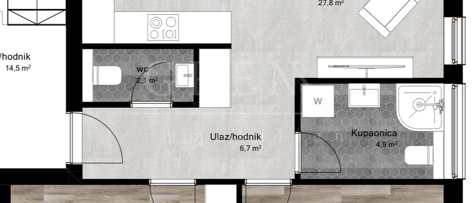 Apartment, 74 m2, For Sale, Poreč